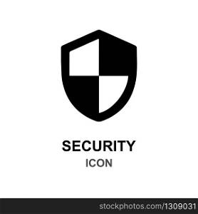 Security Protection Icon in black. Vector EPS 10