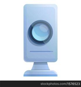 Security web camera icon. Cartoon of security web camera vector icon for web design isolated on white background. Security web camera icon, cartoon style