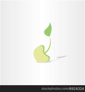 seed growth icon vector design element