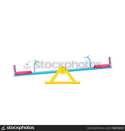 seesaw icon vector illustration design template web