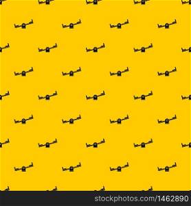 Seesaw pattern seamless vector repeat geometric yellow for any design. Seesaw pattern vector