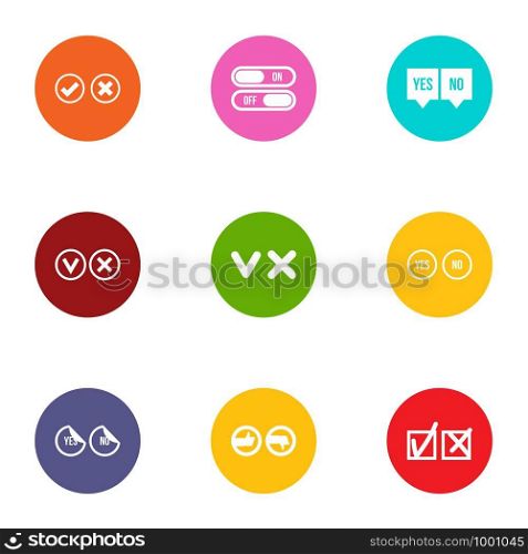 Selection icons set. Flat set of 9 selection vector icons for web isolated on white background. Selection icons set, flat style