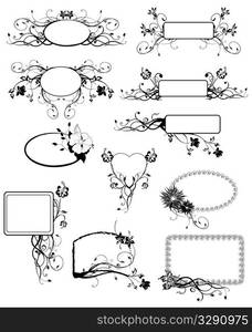 Selection of ornate frames