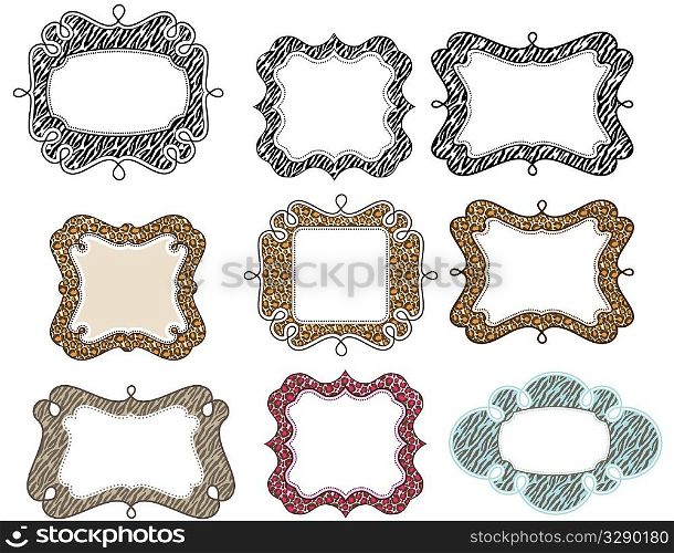 Selection of ornate mirrors
