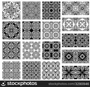 Selection of seamless geometric tiles