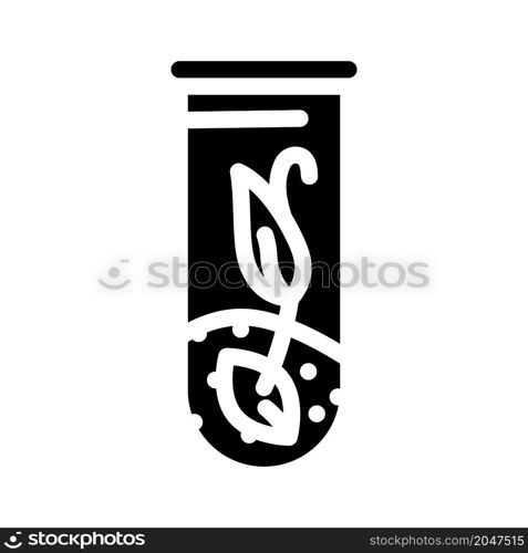 selection plant glyph icon vector. selection plant sign. isolated contour symbol black illustration. selection plant glyph icon vector illustration