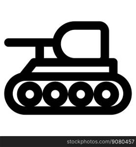 Self propelled armoured fighter tank.