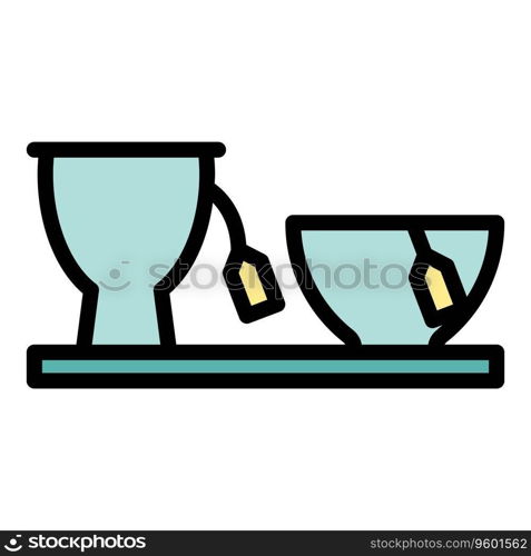 Sell pottery pot icon outline vector. Art clay. Ceramic class color flat. Sell pottery pot icon vector flat