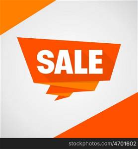 Selling on the grey background. Vector illustration