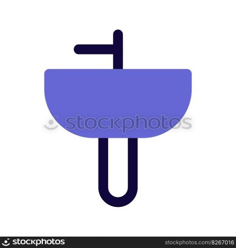 Semi pedestal wash basin for restrooms