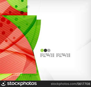 Semicircle geometric vector abstract composition with place for text