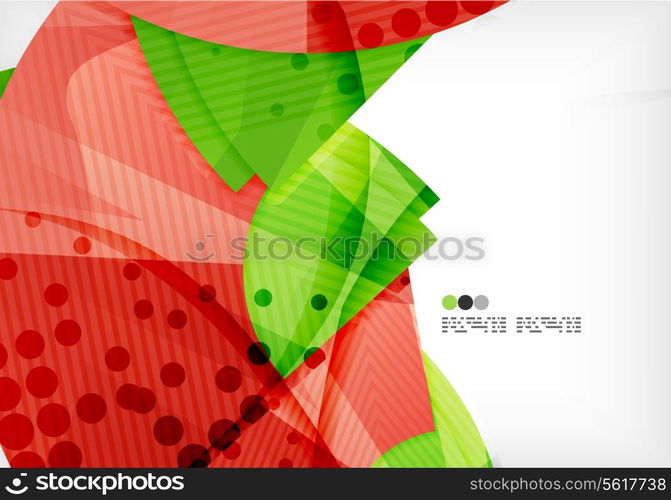 Semicircle geometric vector abstract composition with place for text