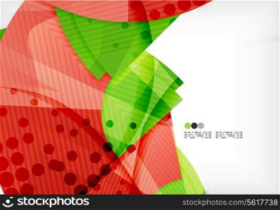 Semicircle geometric vector abstract composition with place for text