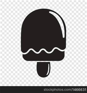 Semicircular ice cream icon. Simple illustration of semicircular ice cream vector icon for web. Semicircular ice cream icon, simple black style
