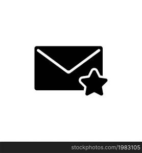 Send Favorite Mail, Envelope and Star. Flat Vector Icon illustration. Simple black symbol on white background. Send Favorite Mail, Envelope and Star sign design template for web and mobile UI element. Send Favorite Mail, Envelope and Star. Flat Vector Icon illustration. Simple black symbol on white background. Send Favorite Mail, Envelope and Star sign design template for web and mobile UI element.