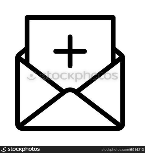 send invitation, icon on isolated background