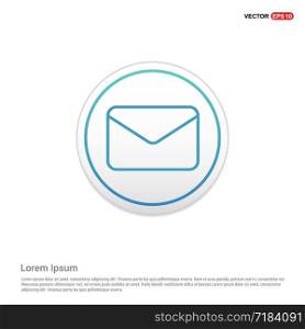 Send Mail icon - white circle button