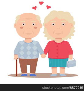 Seniors are in love with each other. Grandpa and Grandma.. Seniors are in love with each other. Grandpa and Grandma