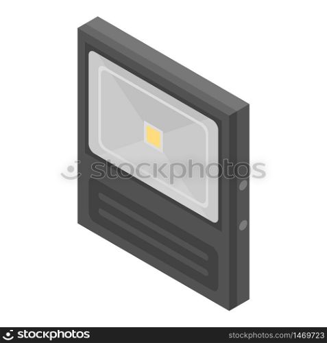 Sensor led light icon. Isometric of sensor led light vector icon for web design isolated on white background. Sensor led light icon, isometric style