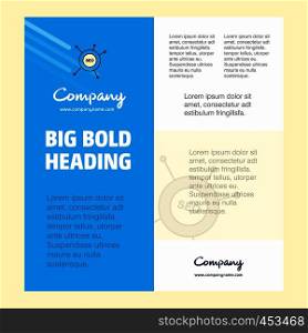 Seo Business Company Poster Template. with place for text and images. vector background