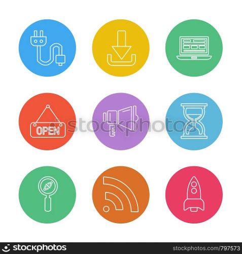 seo , internet , user interface , website , money , code , camera , cone , light , eye , medical , balloons ,icon, vector, design, flat, collection, style, creative, icons