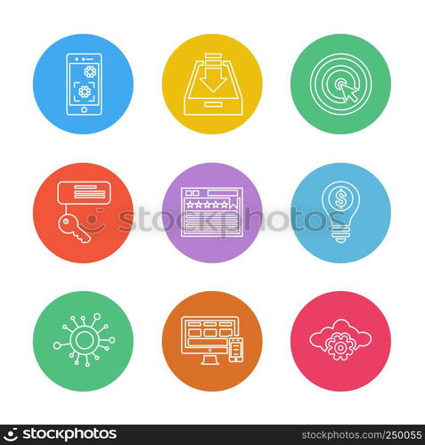 seo , money , internet , bugs , network , sheild, lock , message , note , dollar , monitor , computer ,icon, vector, design, flat, collection, style, creative, icons