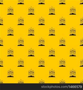 Serfing board pattern seamless vector repeat geometric yellow for any design. Serfing board pattern vector