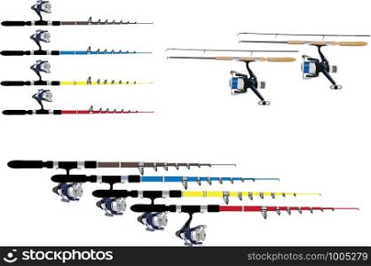 series of fishing rods for various specialties