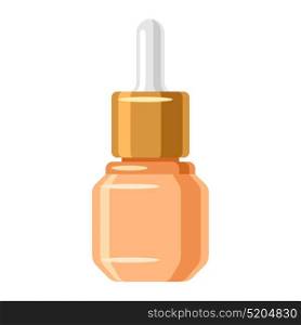 Serum for face. Illustration of object on white background in flat design style. Serum for face. Illustration of object on white background in flat design style.