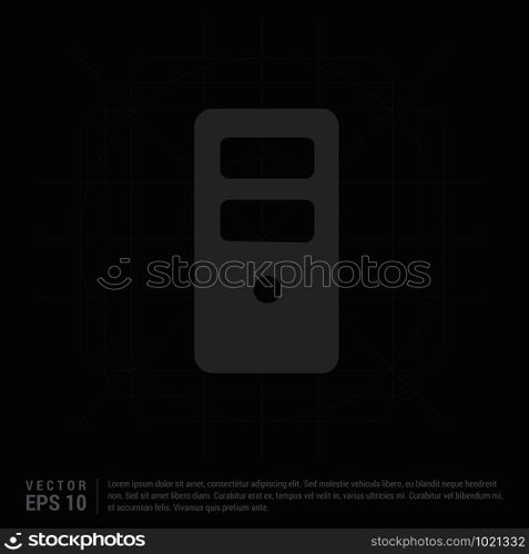 Server computer icon 