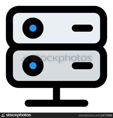 Server stack used for data storage