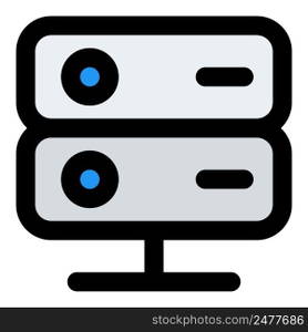 Server stack used for data storage