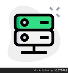 Server stack used for data storage