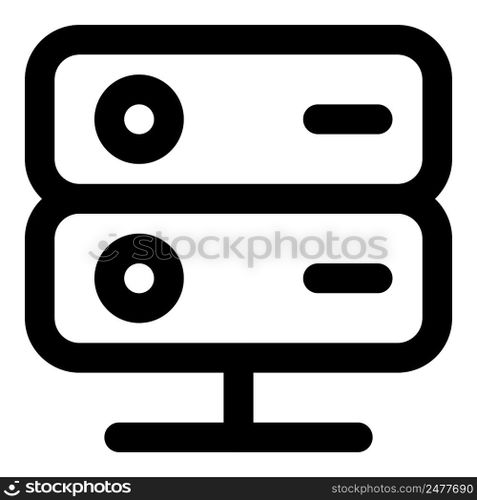 Server stack used for data storage