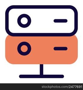 Server stack used for data storage