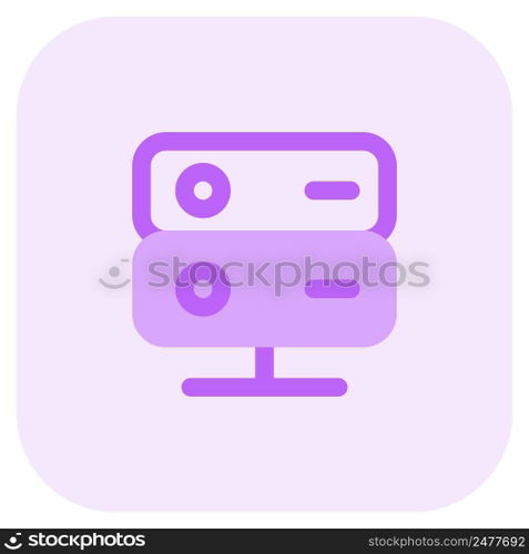 Server stack used for data storage