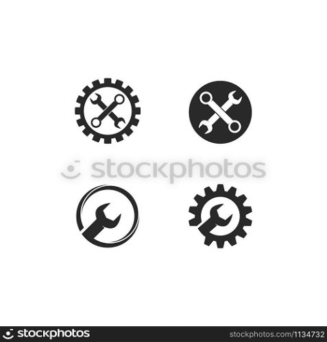 service icon Logo Template vector icon illustration design