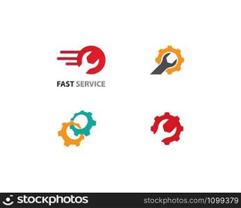 Service logo vector template