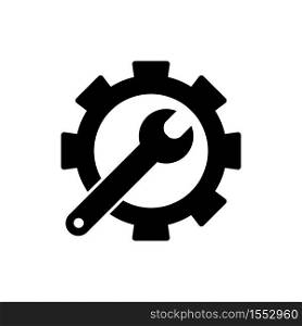 Service Repair Tools Logo Template Vector