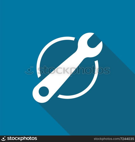 Service Tool icon on white background,Simple design style,Vector illustration