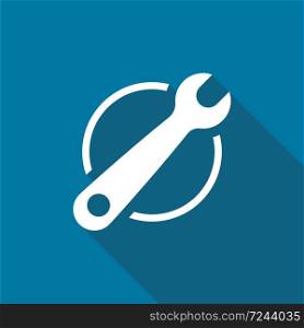 Service Tool icon on white background,Simple design style,Vector illustration