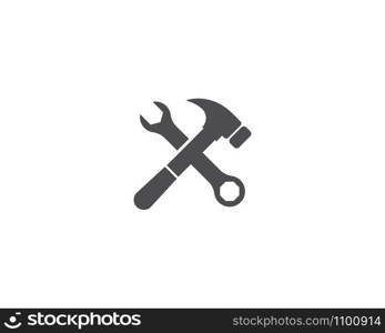 Service tools logo vector template