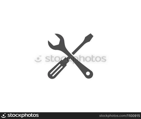 Service tools logo vector template