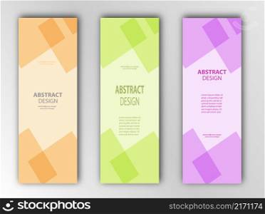 Set abstract background. Template for the cover, banner and creative design. Scalable vector illustration. Simple design.