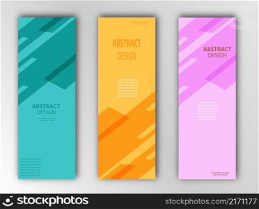 Set abstract background. Template for the cover, banner and creative design. Scalable vector illustration. Simple design.