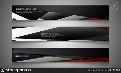 Set banner background for your design. vector graphic design illustration. suitable for your background design