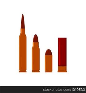set bullets vector icons in flat style, vector. set bullets vector icons in flat style