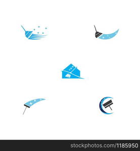 Set Cleaning Logo Template vector symbol nature