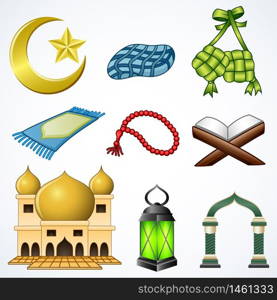 Set collection of ramadan element
