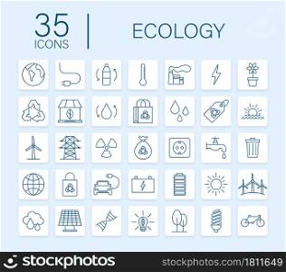 Set ecology, nature. Solar power. Save planet Vector stock illustration. Set ecology, nature. Solar power. Save planet. Vector stock illustration.
